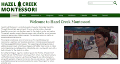 Desktop Screenshot of hazelcreekmontessori.com